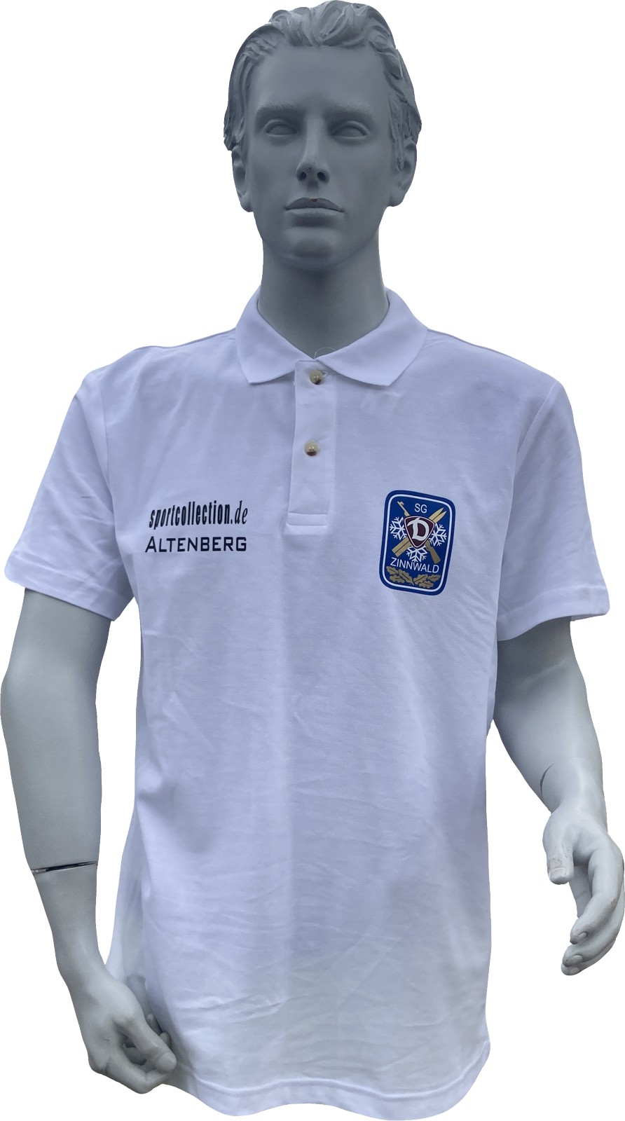 SG Dynamo Zinnwald Poloshirt - NEU  weiß