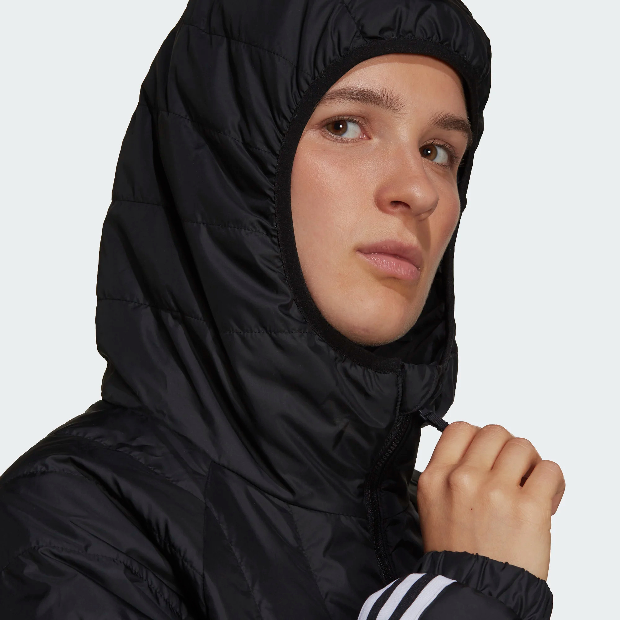adidas Itavic 3-Streifen Light Hooded Jacke