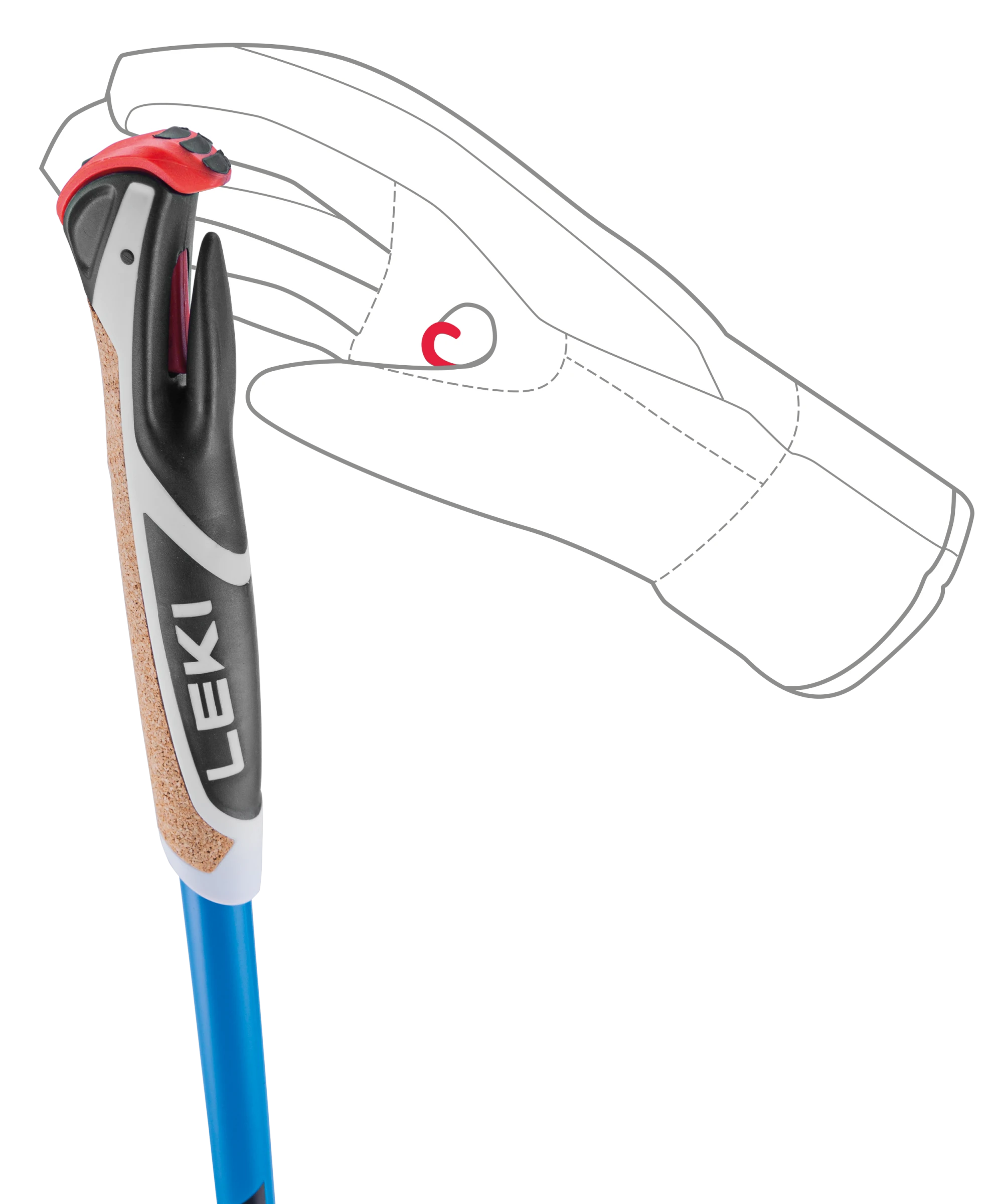 LEKI CC 450 Langlaufstöcke