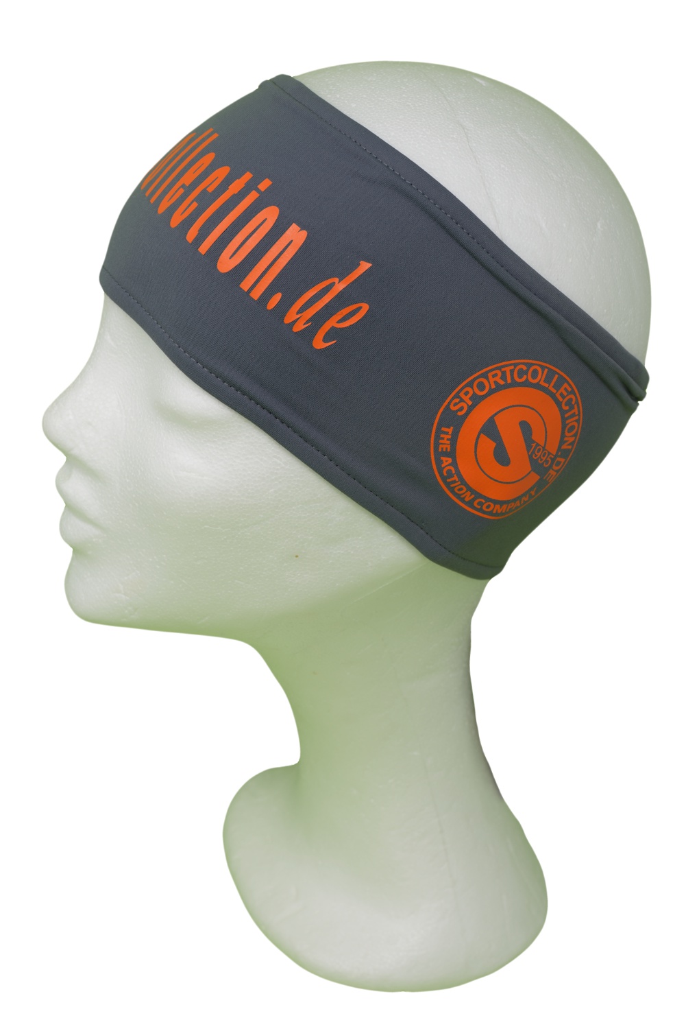 Stöhr Stirnband Grau-Orange-Text-Groß-Logo Kopie