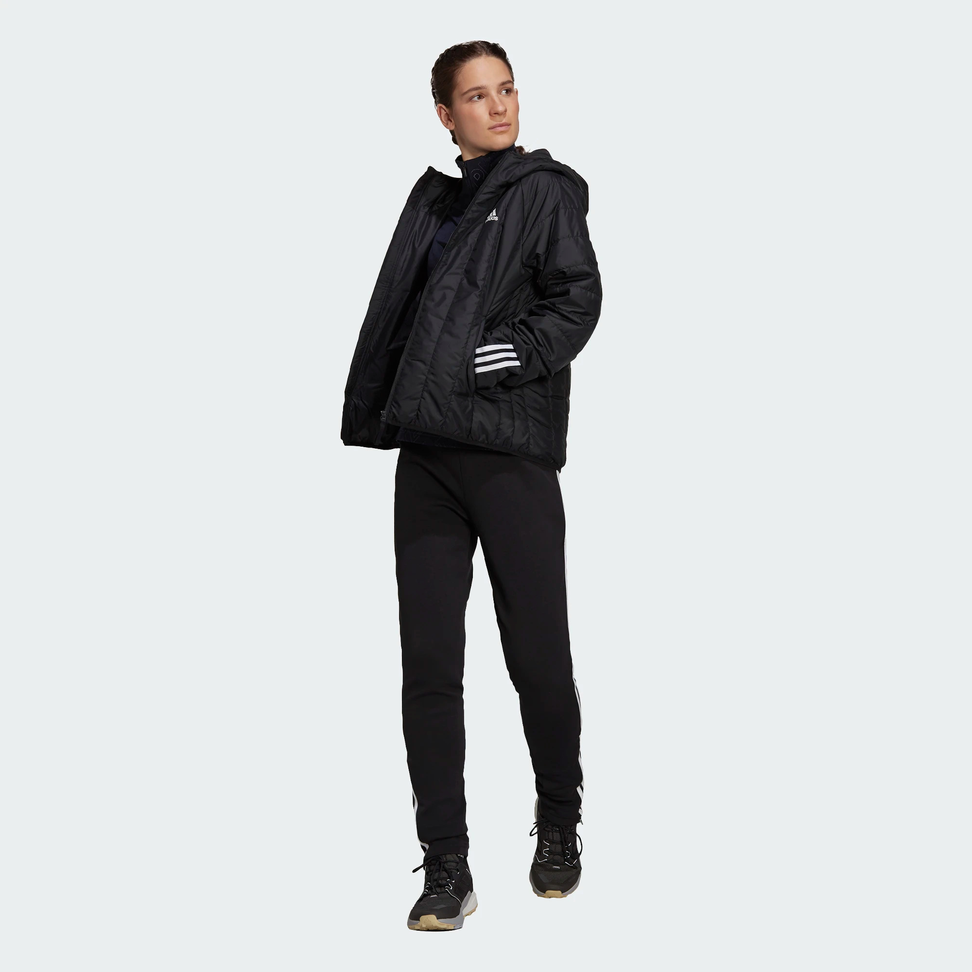 adidas Itavic 3-Streifen Light Hooded Jacke