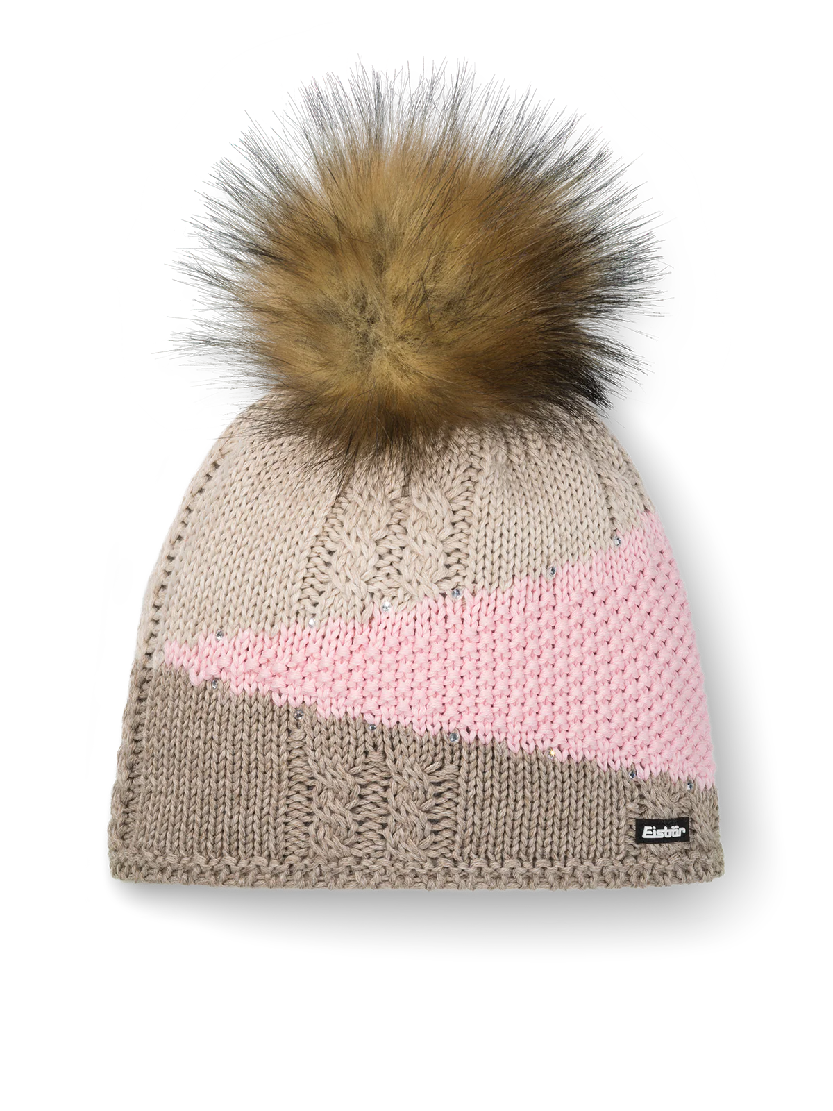 Eisbär Eden Lux Crystal Bommelmütze