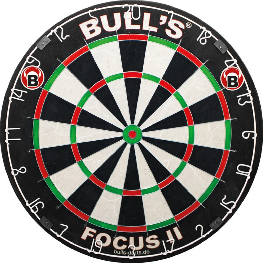 Bulls Dartboard Focus II Bristle Dart Board 
