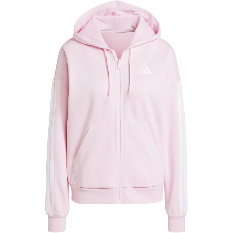 adidas Essentials 3-Streifen Fleece Sweatjacke Damen