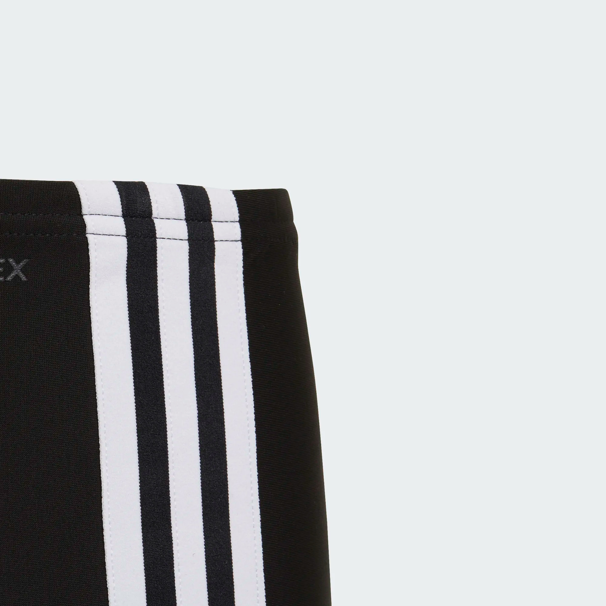 Adidas 3-Streifen Boxer-Badehose - schwarz/weiß