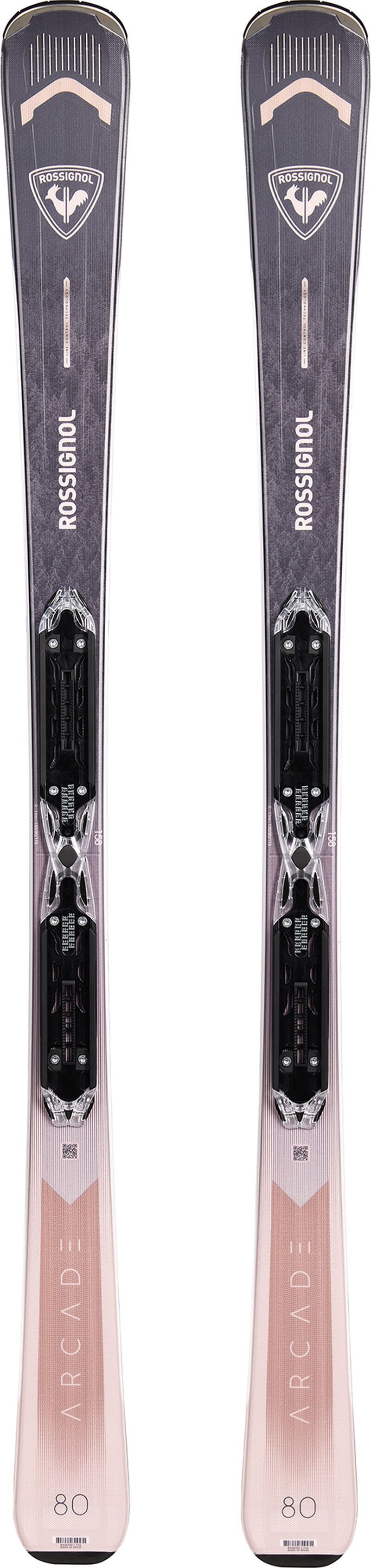 Rossignol Arcade 80 Damen-Skier XPRESS inkl. XPRESS W 10 GW B83 SHINY BLACK Bindung 