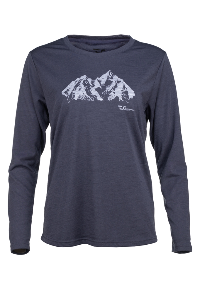 Traunstein Bergwelt Langarmshirt Merino