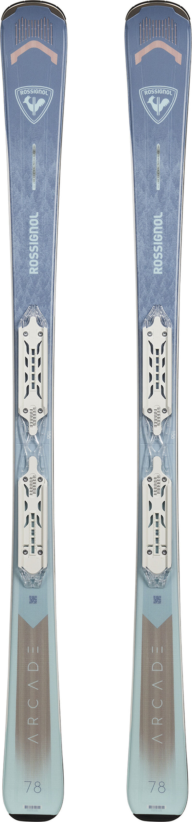Rossignol Arcade 78 Damen-Skier XPRESS inkl. XPRESS W 10 GW B83 WHITE SPARKLE Bindung