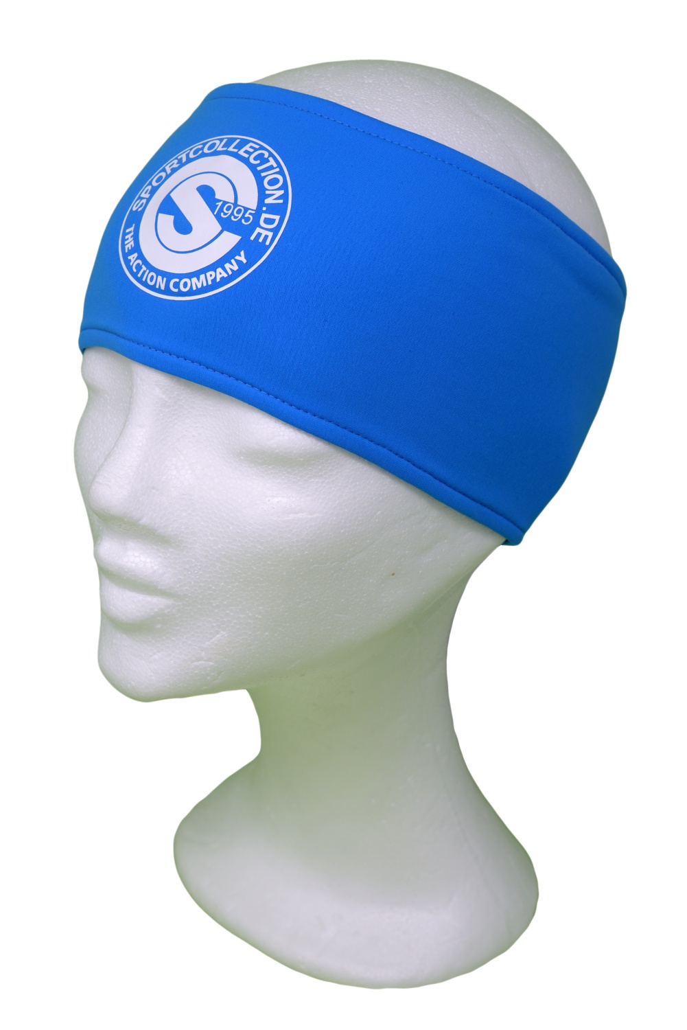 Stöhr Stirnband Blau-Weiß-Logo