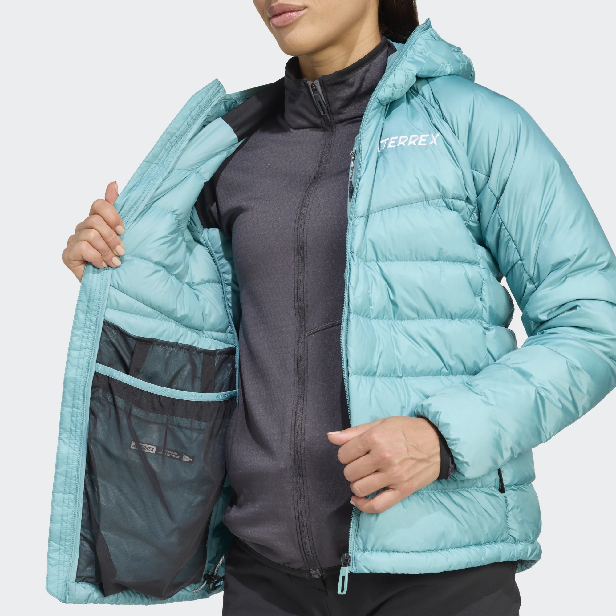Adidas Terrex Xperior CLIMAWARM+ Down Hooded Jacket